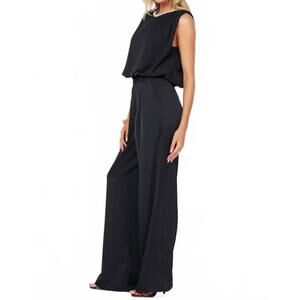 NEW BISHOP + YOUNG monroe wide leg pants in black